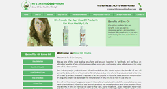 Desktop Screenshot of emuoilindia.com